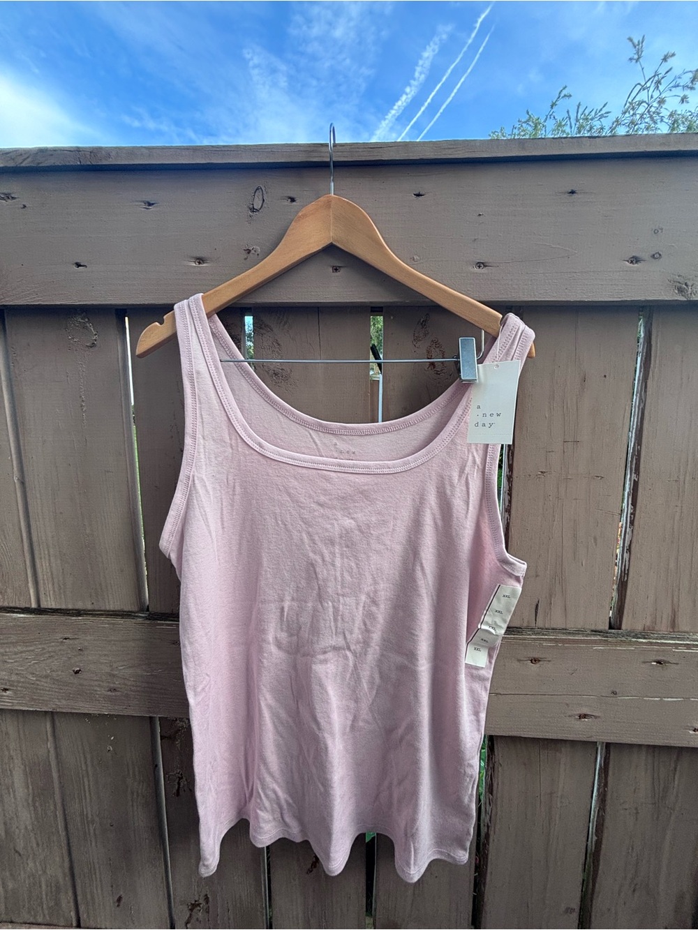 a new day Blush Pink Scoop Neck Tank Top